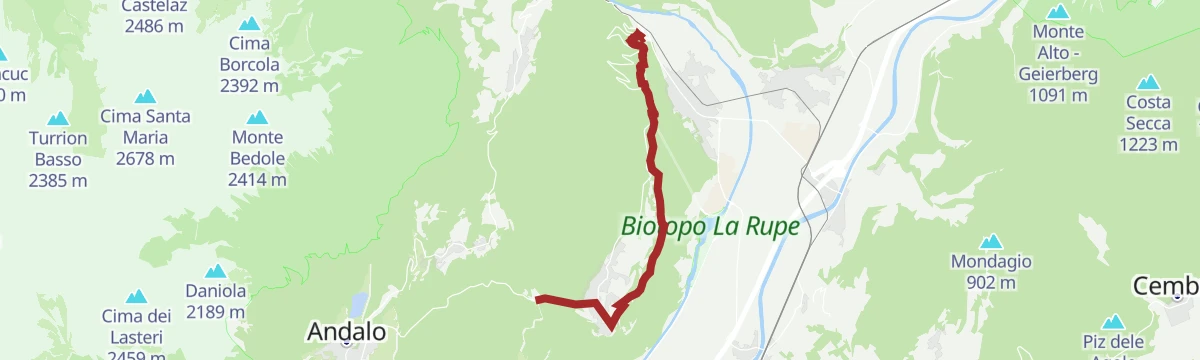 Route map: 810 "Giuel Trail"
